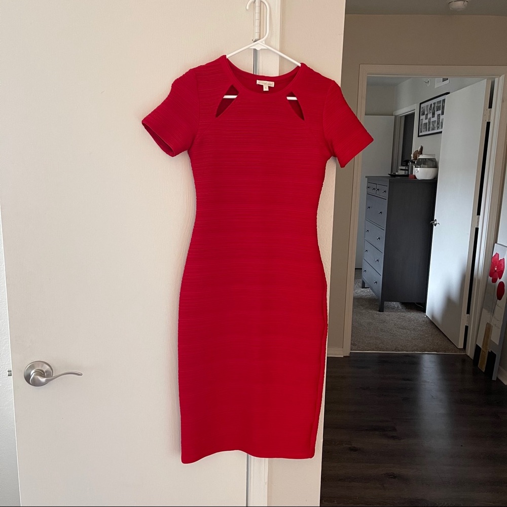 Shoshanna red dress